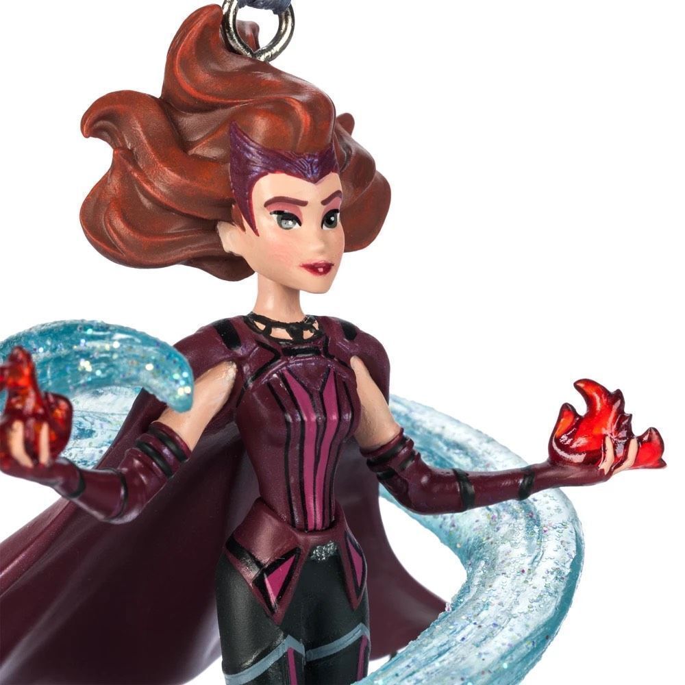 NEW Scarlet Witch Light-Up Living Magic Sketchbook Ornament Disney Decor NIB